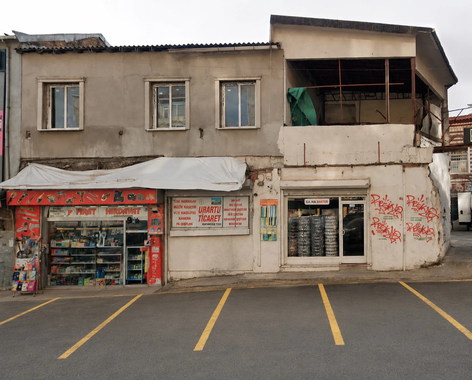 Restorasyon öncesi mevcut durum – ön cephe