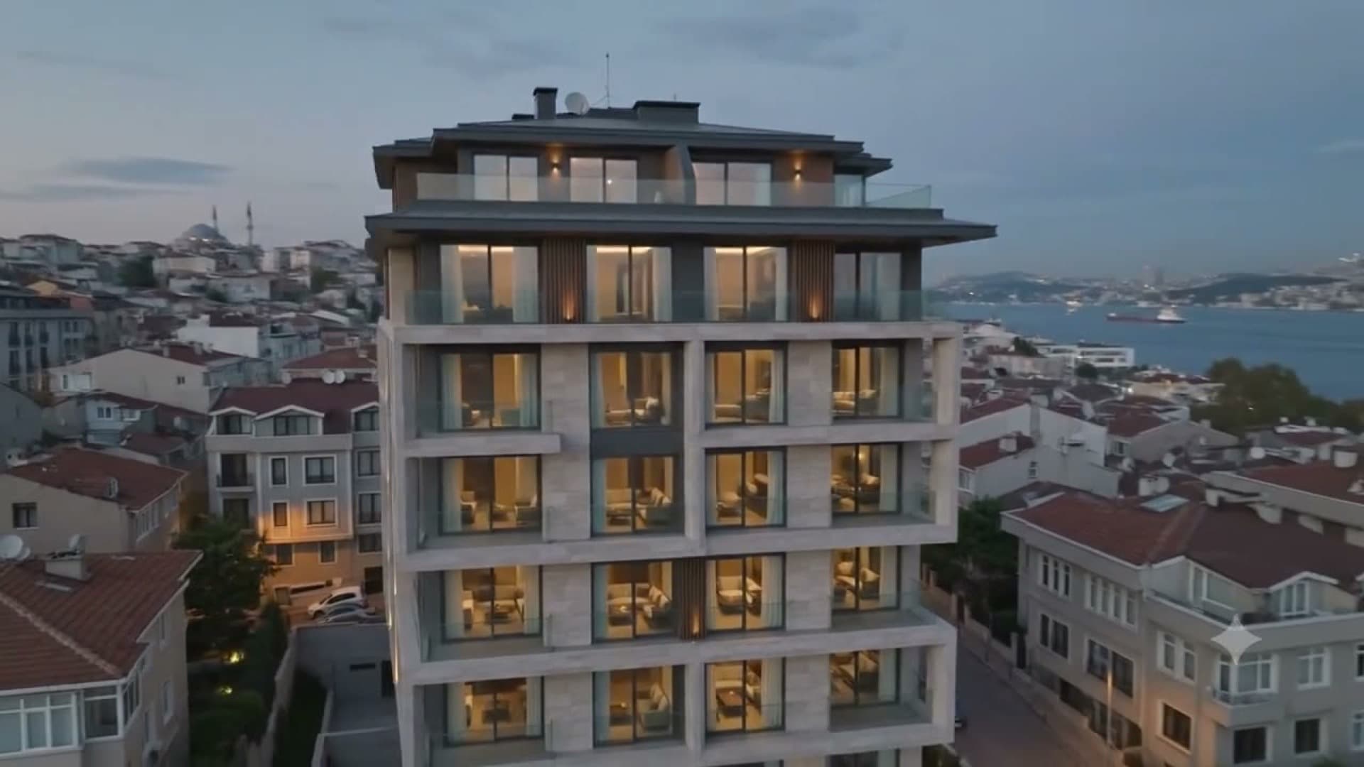 Akaretler Konut Projesi, Boğaz silüetiyle